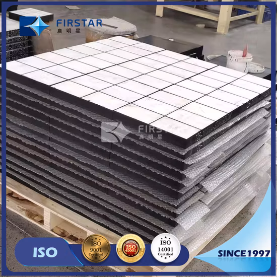 공급업체 충격 흡수 마모 라이너/복합 세라믹 라이닝 고무 라이닝